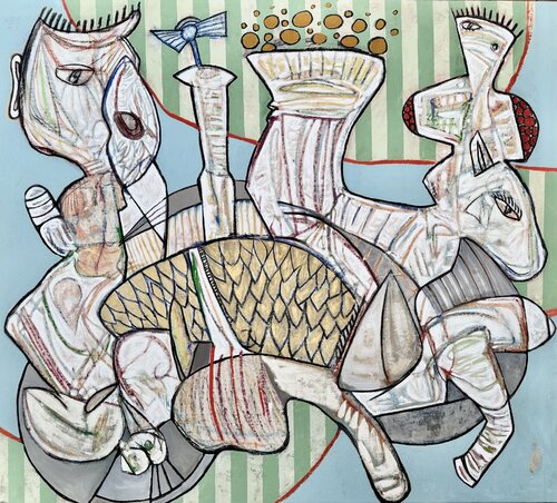 Private Dancer van Bruce Rubenstein, Schilderij te koop op Singulart