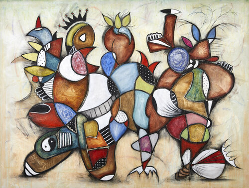 When Will The Blues Leave? van Bruce Rubenstein, Schilderij te koop op Singulart