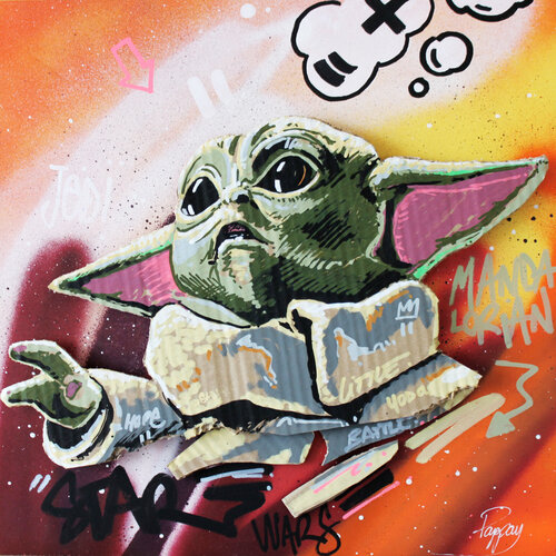Hero of Mandalorian de Pappay, Pintura a la venta en Singulart