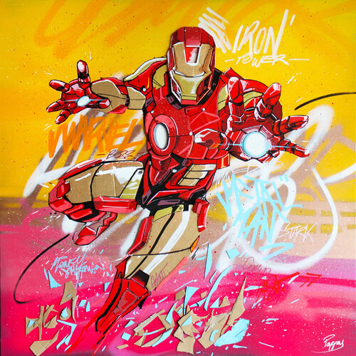 Metal man di Pappay, Pittura in vendita su Singulart