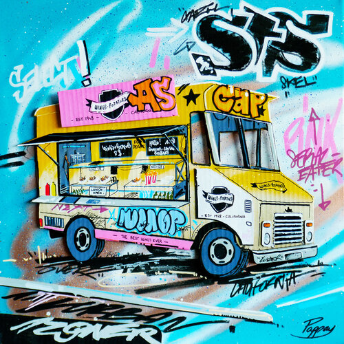Potatoes truck von Pappay, Malerei kaufen auf Singulart