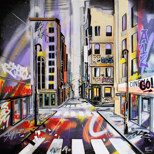 Somewhere in Manhattan von Pappay, Malerei kaufen auf Singulart
