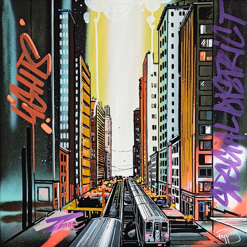 Train departure von Pappay, Malerei kaufen auf Singulart