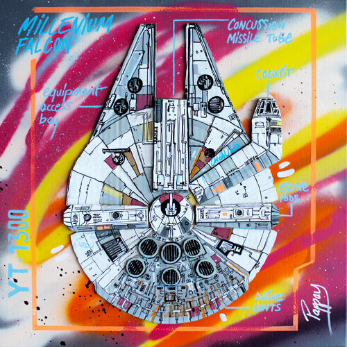 Dark Anakin by Pappay (2022) Painting Acrylic, Graffiti on