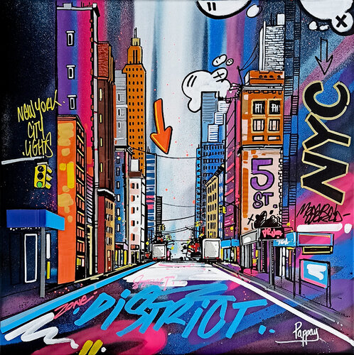 A night in NYC von Pappay, Malerei kaufen auf Singulart