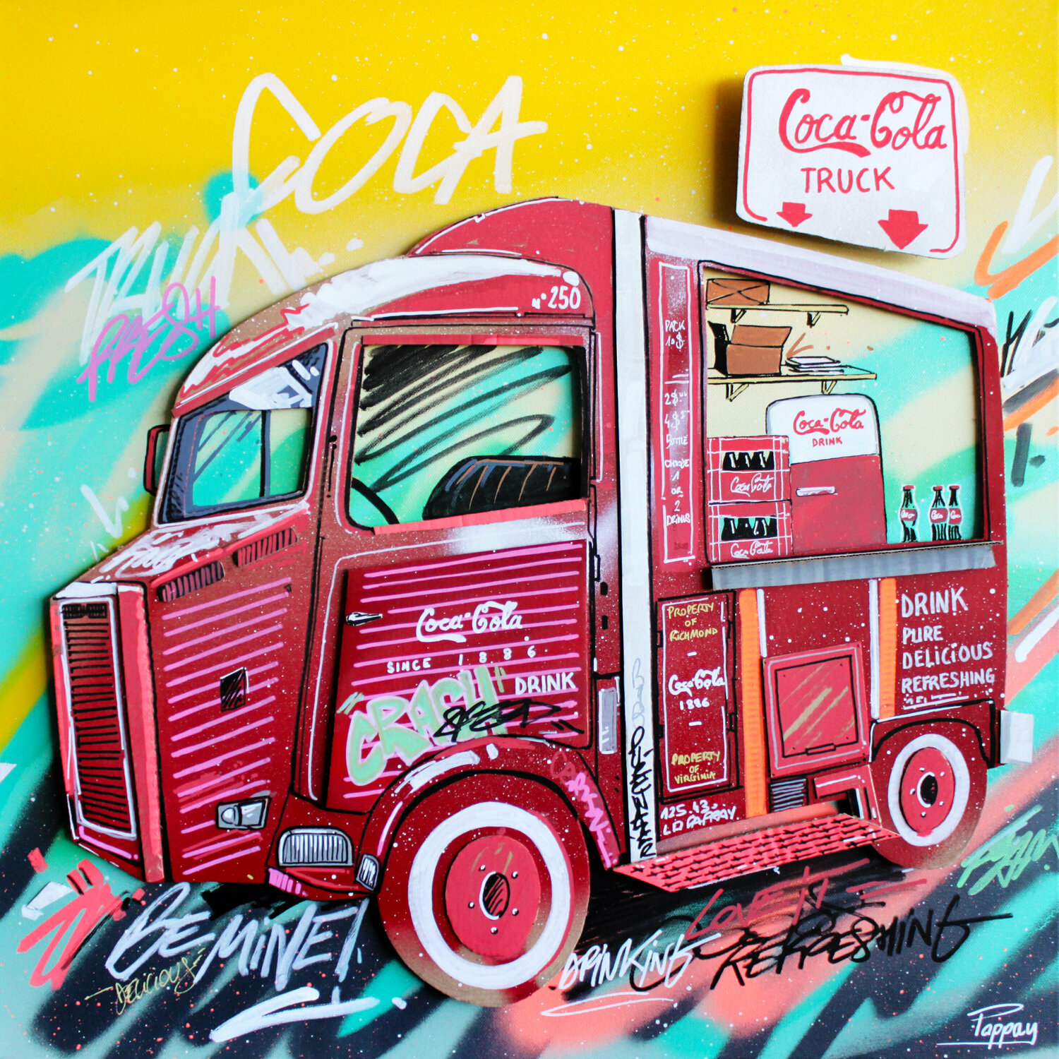 Coca truck Pappay