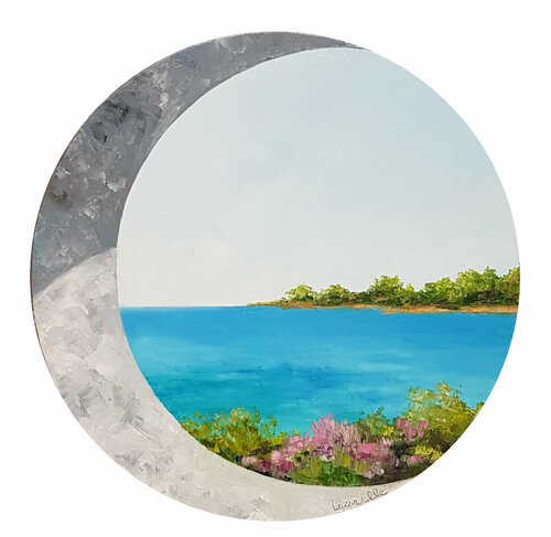 Voyage immobile by Laurelle Bessé, 油畫 for Sale on Singulart