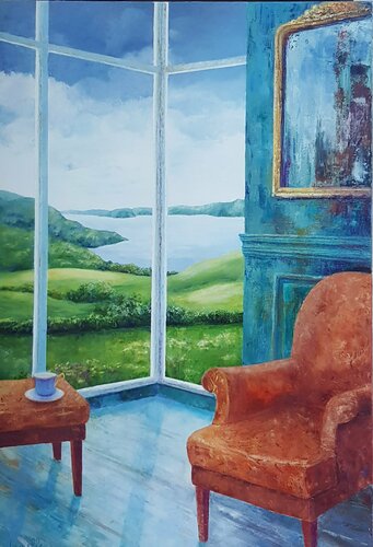 Verts d'Irlande by Laurelle Bessé, 油畫 for Sale on Singulart