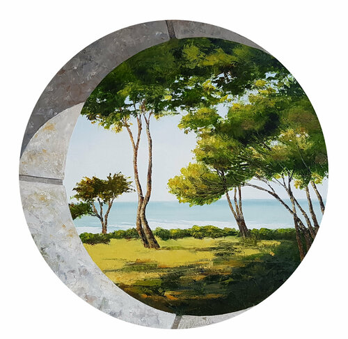 Brise du soir à Préfailles by Laurelle Bessé, 油畫 for Sale on Singulart