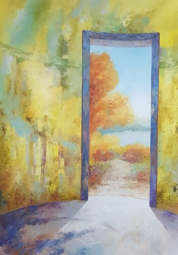 Douceur d'automne by Laurelle Bessé, 油畫 for Sale on Singulart
