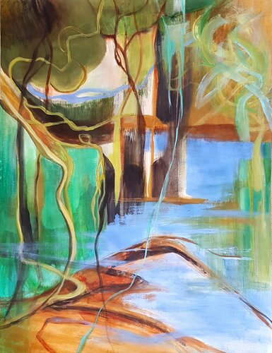 Equatoria by Laurelle Bessé, 紙面作品 for Sale on Singulart