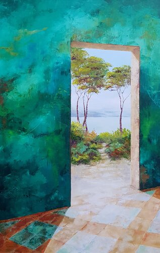 L'éclaircie by Laurelle Bessé, 油畫 for Sale on Singulart