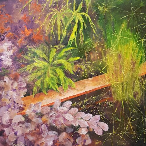 Feuillages van Laurelle Bessé, Schilderij te koop op Singulart