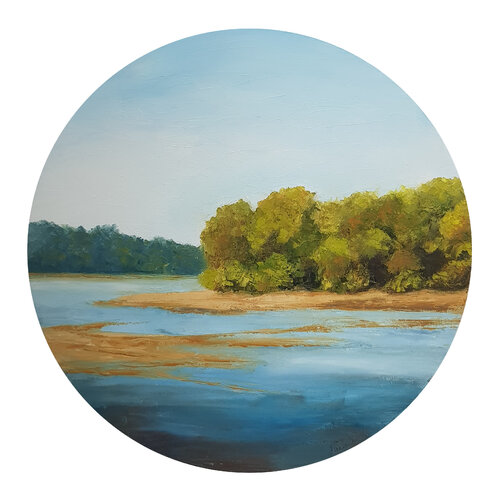 Loire n°14 by Laurelle Bessé, 회화 for Sale on Singulart