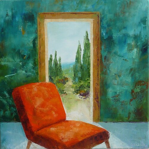 Histoire à suivre by Laurelle Bessé, 油畫 for Sale on Singulart
