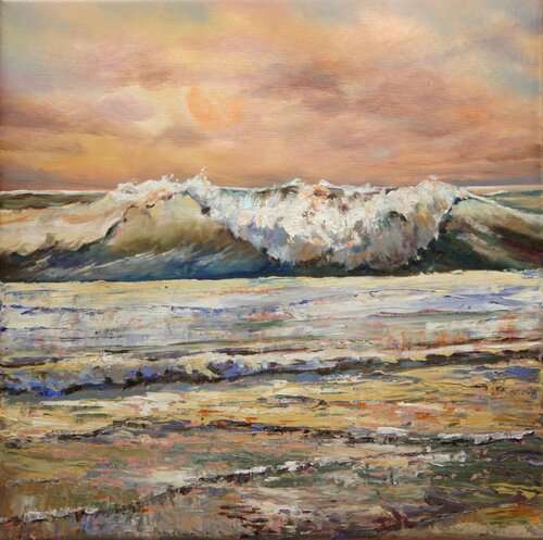 BREAKING WAVES by Peter Goodhall, 회화 for Sale on Singulart