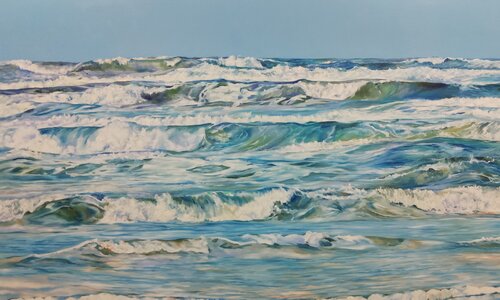 SUN, SURF & SAND  XV by Peter Goodhall, 회화 for Sale on Singulart