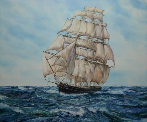 THE CUTTY SARK van Peter Goodhall, Schilderij te koop op Singulart