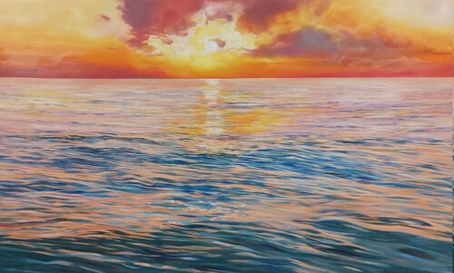 THE PERFECT END TO THE DAY by Peter Goodhall, 회화 for Sale on Singulart