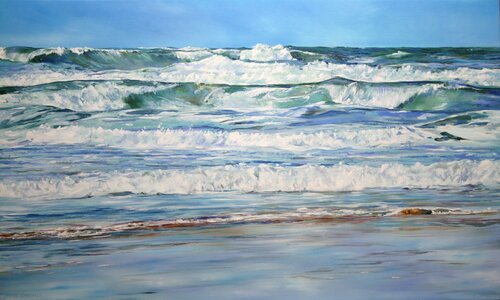 SURF, SUN & SAND di Peter Goodhall, Pittura in vendita su Singulart