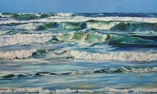 SURF, SUN & SAND  IX di Peter Goodhall, Pittura in vendita su Singulart