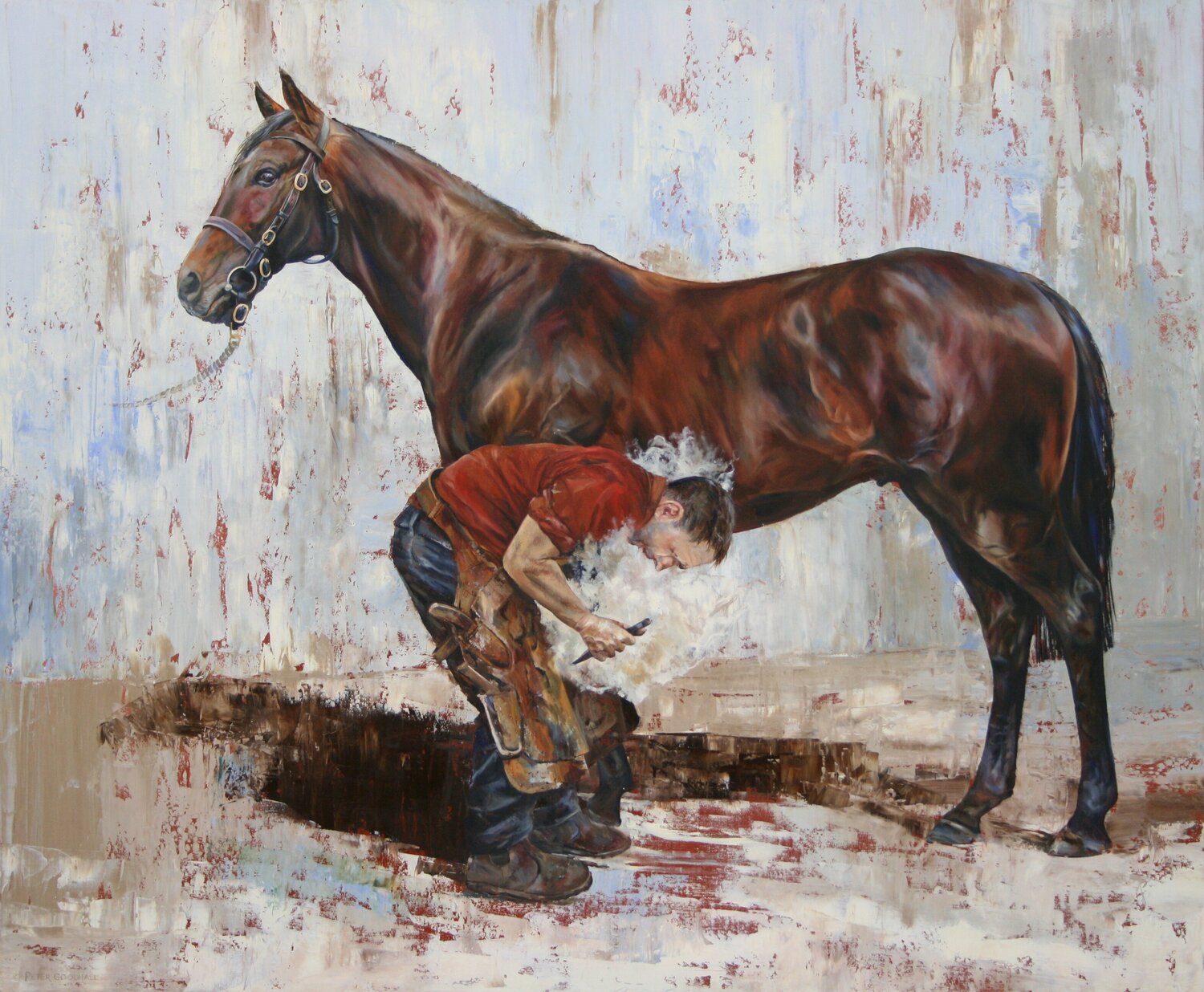 THE FARRIER & THE THOROUGHBRED Peter Goodhall