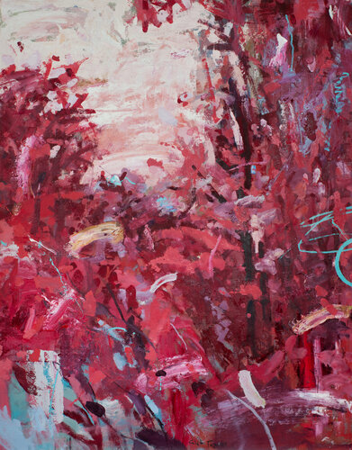 Splash In Red by Glib Franko, 회화 for Sale on Singulart