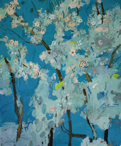 Cherry Blossom [Love me again] van Glib Franko, Schilderij te koop op Singulart
