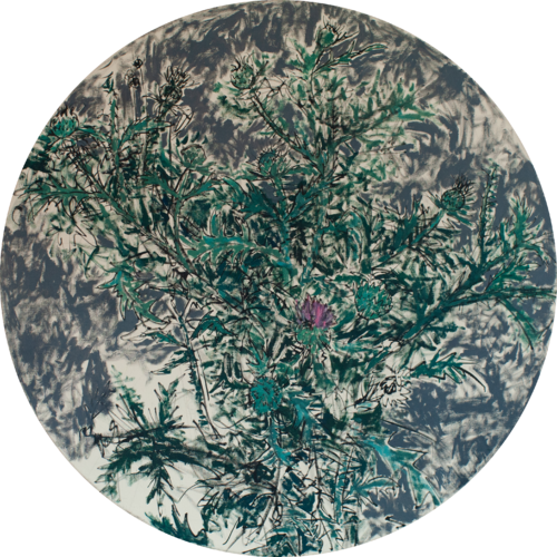 Thistle by Glib Franko, 회화 for Sale on Singulart