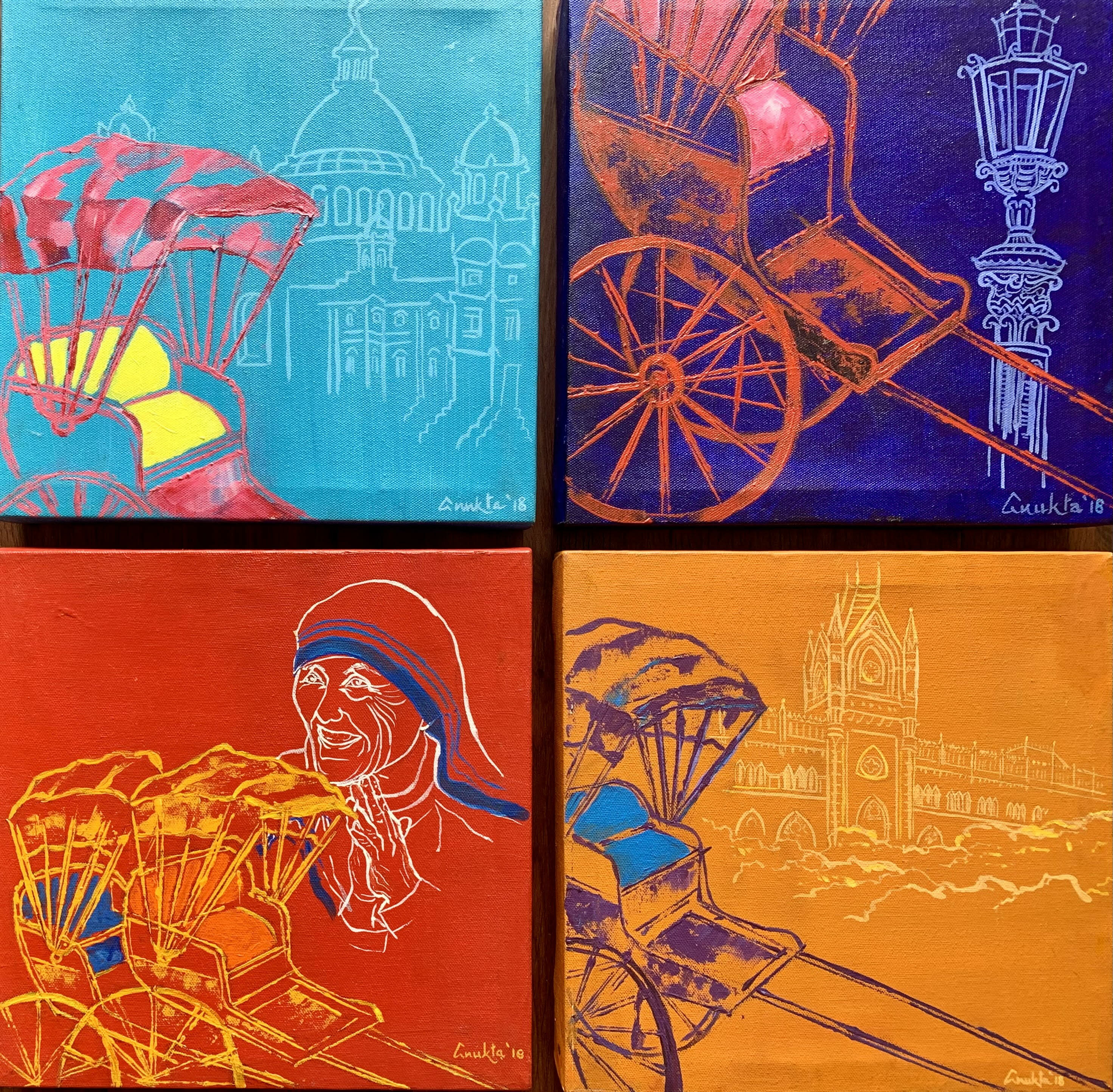 Tema Rickshaw Pinturas