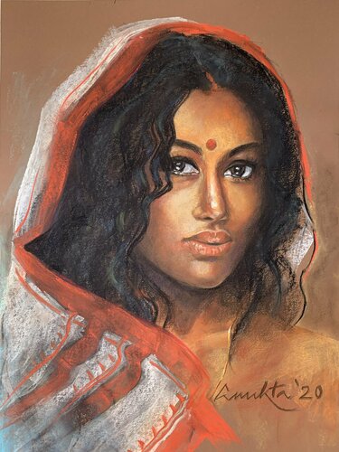 SHE van Anukta Mukherjee Ghosh, Werk op papier te koop op Singulart