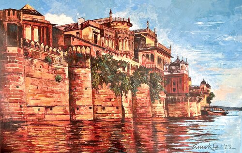 ETERNAL CITY van Anukta Mukherjee Ghosh, Schilderij te koop op Singulart