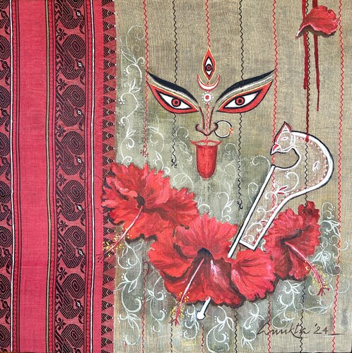 TANT AND KALI van Anukta Mukherjee Ghosh, Schilderij te koop op Singulart