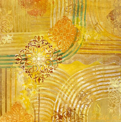 IN SEARCH OF HARMONY- II van Anukta Mukherjee Ghosh, Schilderij te koop op Singulart