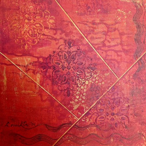 IN SEARCH OF HARMONY- III von Anukta Mukherjee Ghosh, Malerei kaufen auf Singulart