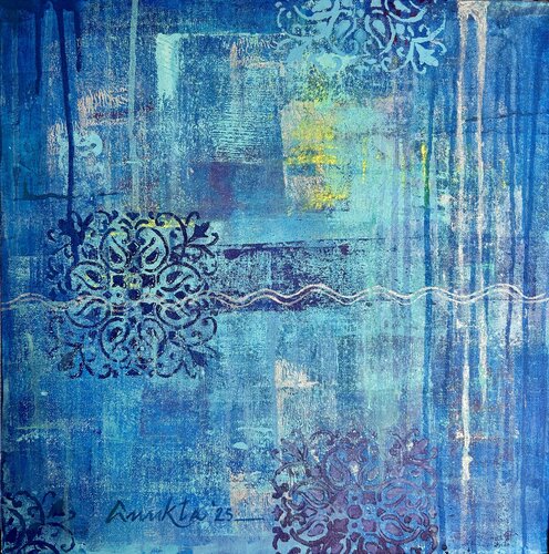 IN SEARCH OF HARMONY- IV van Anukta Mukherjee Ghosh, Schilderij te koop op Singulart
