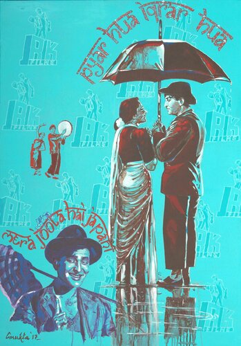 THE SHOWMAN von Anukta Mukherjee Ghosh, Malerei kaufen auf Singulart
