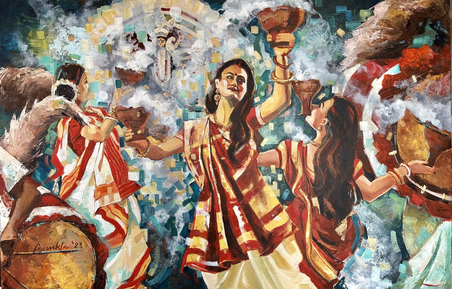 DHAAK DHUNUCHI Anukta Mukherjee Ghosh