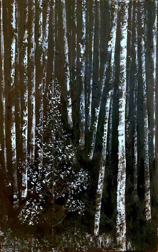 A Walk to Castle Dark di Matthias Lupri, Pittura in vendita su Singulart