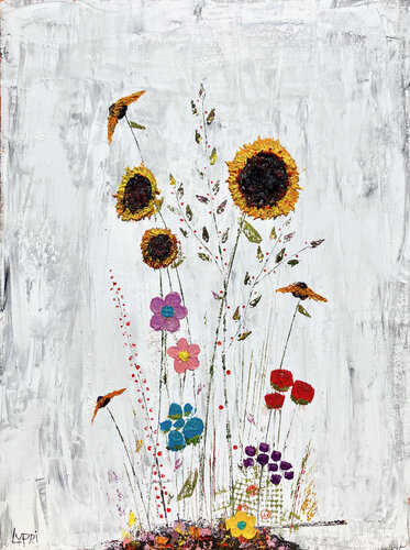 Sunflowers in Paris van Matthias Lupri, Schilderij te koop op Singulart
