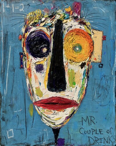 Mr. Couple of Drinks III van Matthias Lupri, Schilderij te koop op Singulart