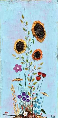 Sunflower October di Matthias Lupri, Pittura in vendita su Singulart