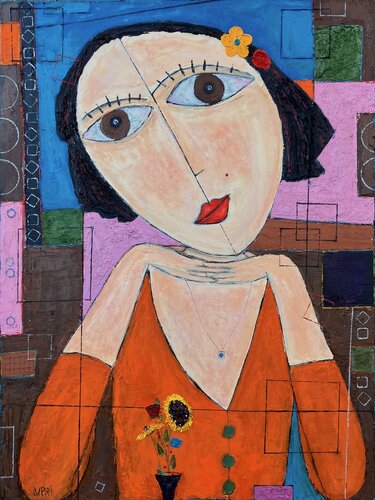 Camilia, Cafe Paris di Matthias Lupri, Pittura in vendita su Singulart