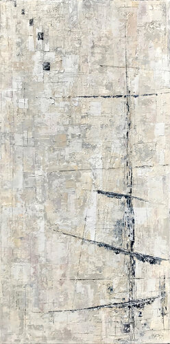 Stand Tall II :  Ice Prairie Nocturne di Matthias Lupri, Pittura in vendita su Singulart