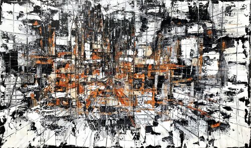 Night of the Downtown Mandala di Matthias Lupri, Pittura in vendita su Singulart