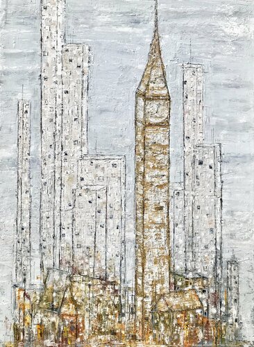 A Timetower  After Eight II di Matthias Lupri, Pittura in vendita su Singulart