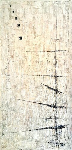 Stand Tall III :  Ice Prairie Nocturne di Matthias Lupri, Pittura in vendita su Singulart