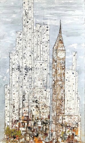 Take Five,  Timetower  After Eight di Matthias Lupri, Pittura in vendita su Singulart