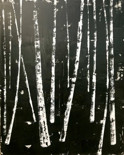 At the Edge of Darkness van Matthias Lupri, Schilderij te koop op Singulart