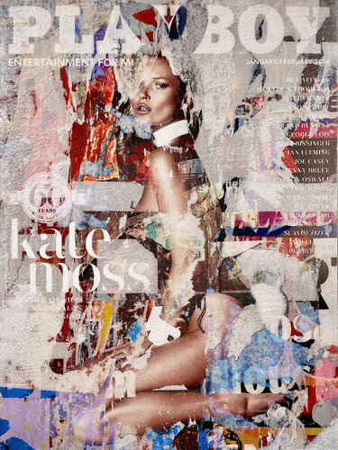 Kate Moss playboy di Karin Vermeer, Pittura in vendita su Singulart